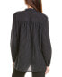 Eileen Fisher Mandarin Collar Wool-Blend Long Shirt Women's