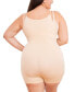 Women's Open Bust Bodysuit Shaper Short 73005