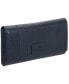 ფოტო #8 პროდუქტის Women's Pebbled Collection RFID Secure Trifold Wing Wallet