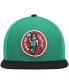 Фото #3 товара Men's Kelly Green and Black Boston Celtics Hardwood Classics Team Two-Tone 2.0 Snapback Hat
