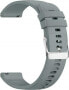 Фото #2 товара Beline Beline pasek Watch 20mm Grid Texture Silicone jasnoszary /light grey box