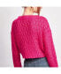 ფოტო #3 პროდუქტის Women's Kate Cropped Sweater