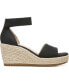 Oakley Ankle Strap Wedge Sandals