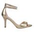 Nina Viktora Ankle Strap Metallic Dress Womens Gold Dress Sandals VIKTORA-MY-71 8, 8 M - фото #1