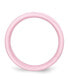 Фото #3 товара Ceramic Pink Faceted Polished Wedding Band Ring