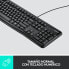 Фото #6 товара Logitech Desktop MK120 - Wired - USB - QWERTY - Black - Mouse included