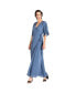 Фото #3 товара Women's Kimono Maxi Wrap Dress