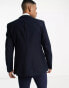 Фото #2 товара French Connection double breasted suit jacket in marine