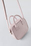 Patent-finish crossbody bag