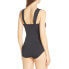 Фото #2 товара Tommy Bahama 275070 Woman Black Pearl One-Piece Swimsuit Size 14