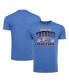 Фото #1 товара Men's Blue Oklahoma City Thunder Comfy Tri-Blend T-Shirt