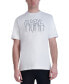 Фото #1 товара Men's Slim-Fit Fringe-Trimmed Logo Graphic T-Shirt