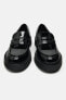 Flat patent-finish loafers