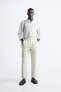 100% linen trousers