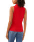 Фото #2 товара Women's Sleeveless Mock-Neck Top