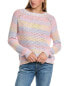 27 Miles Malibu Pastel Space-Dye Boatneck Pullover Women's