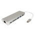 Фото #2 товара ROLINE 12.02.1037 - Wired - USB 3.2 Gen 1 (3.1 Gen 1) Type-C - Silver - MicroSD (TransFlash) - SD - USB