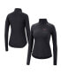 ფოტო #1 პროდუქტის Women's Black LSU Tigers Core Quinn Raglan Quarter-Zip Top