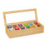 Фото #10 товара Хранение продуктов Relaxdays коробка для чая из бамбука