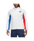 Фото #1 товара Men's White Barcelona AWF Raglan Full-Zip Hoodie Jacket