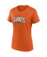 ფოტო #3 პროდუქტის Women's Black, Orange San Francisco Giants Fan T-shirt Combo Set