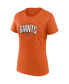 Women's Black, Orange San Francisco Giants Fan T-shirt Combo Set