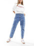Фото #9 товара Tommy Jeans ultra high rise critter tapered mom jean in mid wash