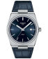 Фото #1 товара Часы Tissot PRX Blue Leather Strap 40mm