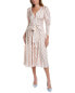 Etro Puff Sleeve Silk Midi Dress Women's