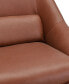 Фото #6 товара Kathya 30" Leather Swivel Accent Chair, Created for Macy's