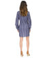 ფოტო #2 პროდუქტის Women's Chain-Print Tie-Front Dress