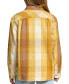 Juniors' Breeze Cotton Flannel Button-Down Shirt