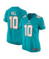 ფოტო #4 პროდუქტის Women's Tyreek Hill Aqua Miami Dolphins Game Jersey