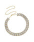 ფოტო #1 პროდუქტის Women's Silver Crystal Bling Necklace
