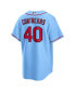 ფოტო #3 პროდუქტის Men's Willson Contreras Light Blue St. Louis Cardinals Alternate Replica Jersey