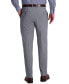 Фото #4 товара J.M. Men's 4-Way Stretch Textured Plaid Classic Fit Flat Front Performance Dress Pant