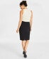 Фото #9 товара Women's Double-Weave Pencil Skirt, Created for Macy's