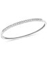 Браслет Macy's Diamond Skinny Bangle (1/4 ct. t.w.)