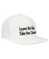 Men's and Women's White The Godfather Leave the Gun, Take the Cannoli Snapback Hat