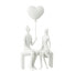 Фото #1 товара Paar-Skulptur mit Herzballon in weiß