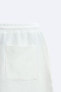 Jacquard textured bermuda shorts