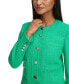 Фото #4 товара Women's Button Front Tweed Blazer