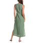 Onia Air Linen-Blend Button Down Maxi Dress Women's