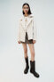 Bouclé biker jacket