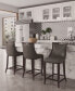 Фото #13 товара Emperor 19" L Beech Wood Faux Leather Upholstered Barstool