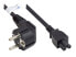 Фото #2 товара Good Connections P0105-S030 - 3 m - Power plug type E+F - C5 coupler - H05VV-F - 250 V - 2.5 A