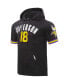 ფოტო #2 პროდუქტის Men's Justin Jefferson Black Minnesota Vikings Player Name and Number Hoodie T-shirt