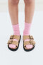 Фото #2 товара Замшевые сандалии с пряжками ZARA