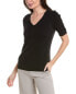 Anne Klein Half Sleeve V-Neck Top Women's