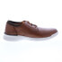 Фото #1 товара Clarks Donaway Plain 26163452 Mens Brown Leather Oxfords Plain Toe Shoes